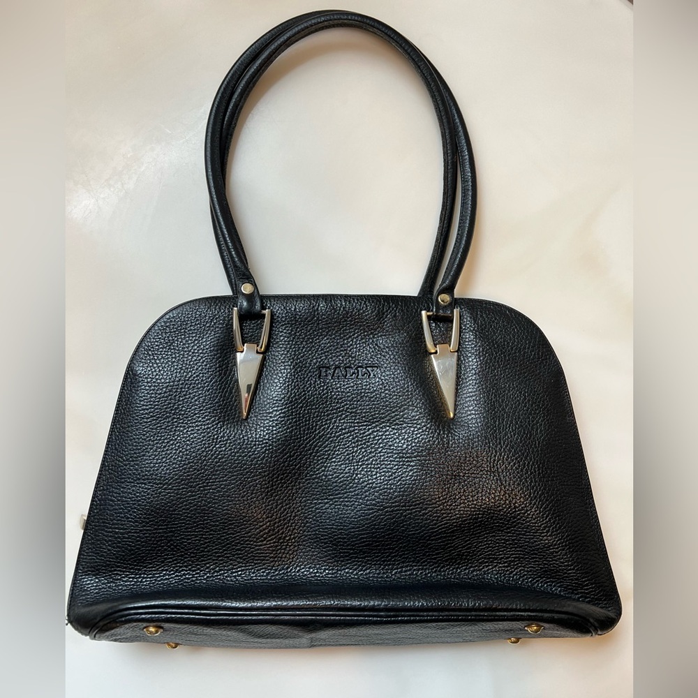 Vintage Bally Leather Tote Bag